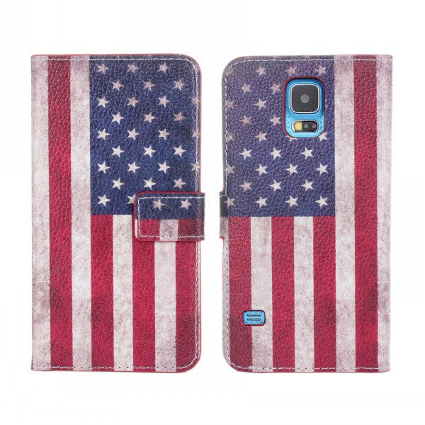 American Flag Wallet Flip